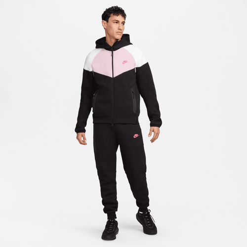 Sweat Nike Tech Fleece Windrunner - Rose/Noir/Blanc - FootKorner Testing