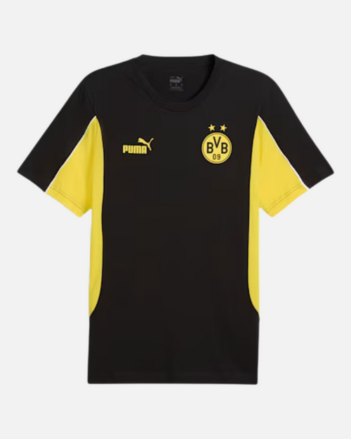 T-shirt Dortmund Archive 2025 - Noir/Jaune - FootKorner Testing