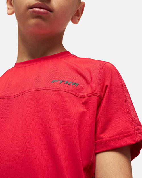 T-shirt FK Break Junior - Rouge - FootKorner Testing