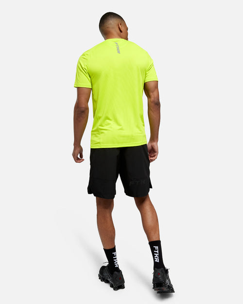 T-shirt FK Performance  Record - Jaune Fluo - FootKorner Testing