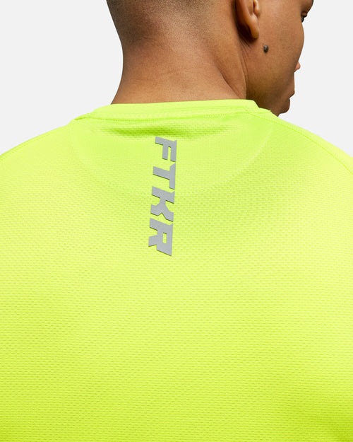 T-shirt FK Performance  Record - Jaune Fluo - FootKorner Testing