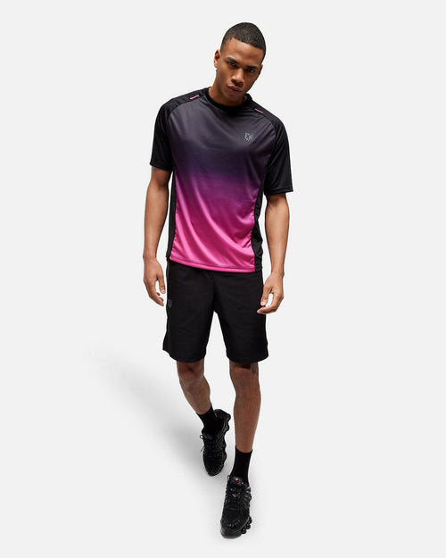T-shirt FK Storm -  Noir/Rose - FootKorner Testing