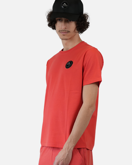 T-shirt Helvetica Ajaccio - Rouge - FootKorner Testing