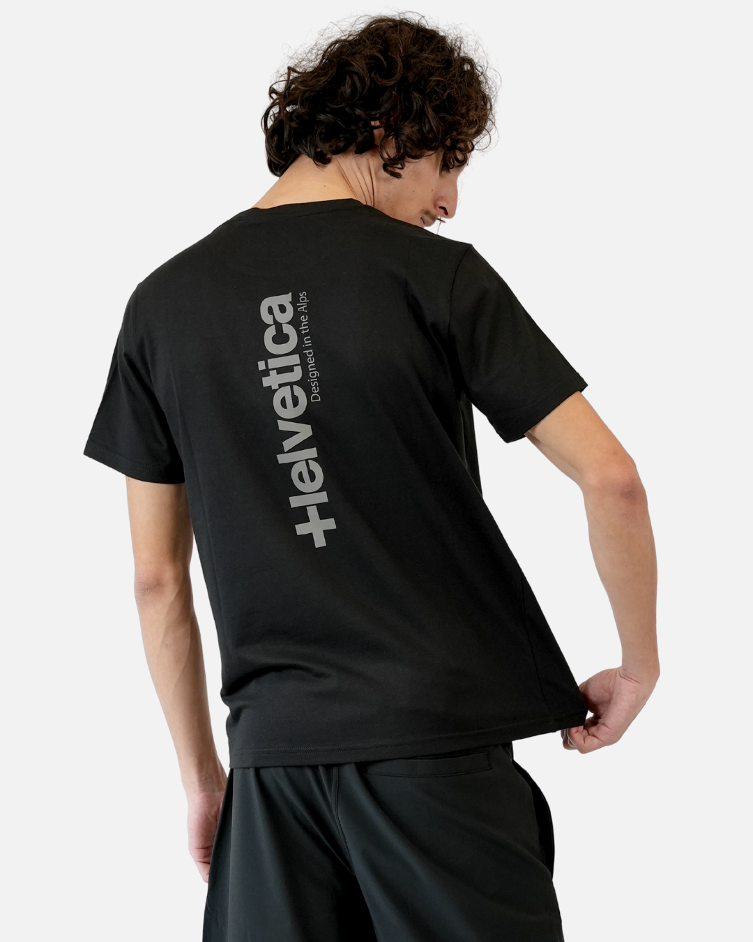 FootKorner TestingT-shirt Helvetica Quintana - Noir