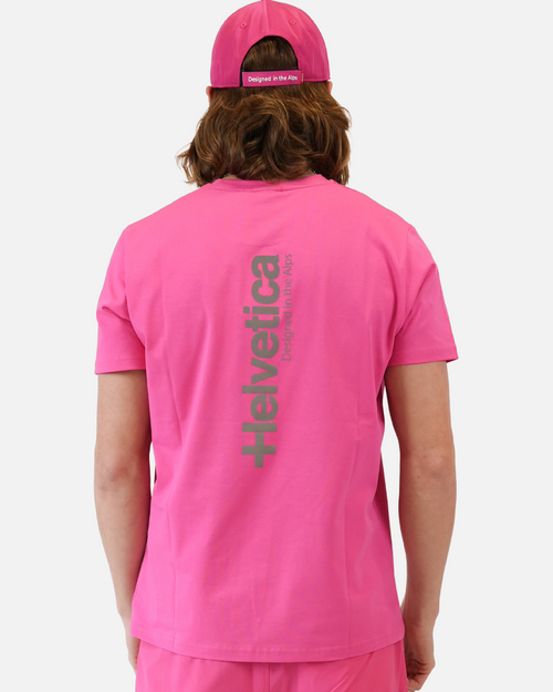 T-shirt Helvetica Quintana - Rose - FootKorner Testing