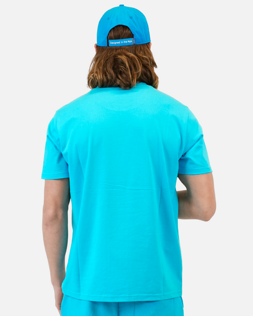 T-shirt Helvetica Yucatan - Bleu turquoise - FootKorner Testing