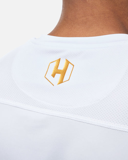 T-shirt FK x Venum Hexagone MMA - Blanc/Doré - FootKorner Testing