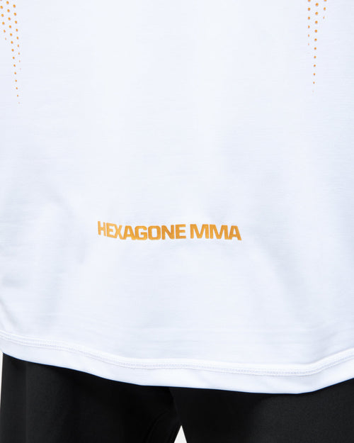 T-shirt FK x Venum Hexagone MMA - Blanc/Doré - FootKorner Testing