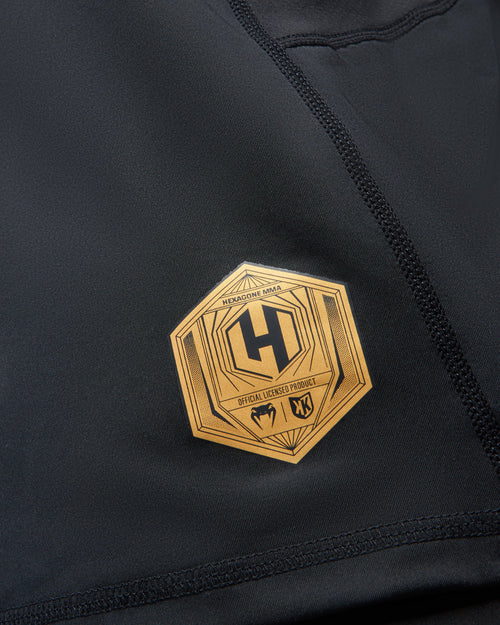 T-shirt FK x Venum Hexagone MMA - Noir/Doré - FootKorner Testing