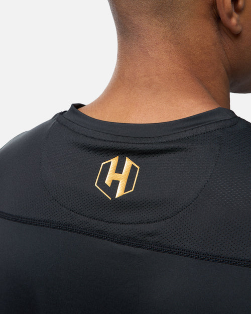 T-shirt FK x Venum Hexagone MMA - Noir/Doré - FootKorner Testing