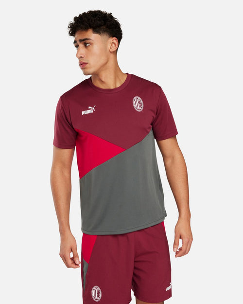 T-shirt Milan AC - Rouge/Gris - FootKorner Testing