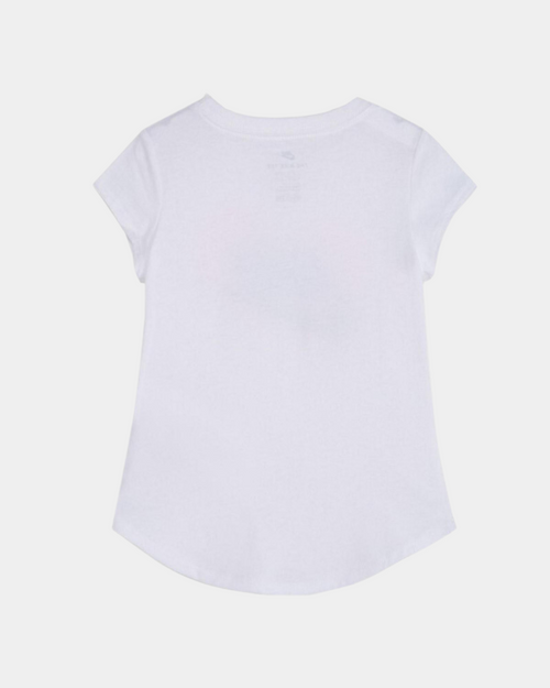 T-shirt Nike Enfant - Blanc/Rose/Bleu - FootKorner Testing