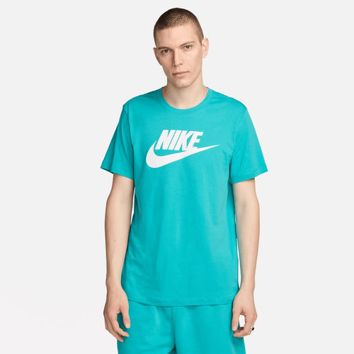 T-shirt Nike Futura Icon - Turquoise/Blanc - FootKorner Testing