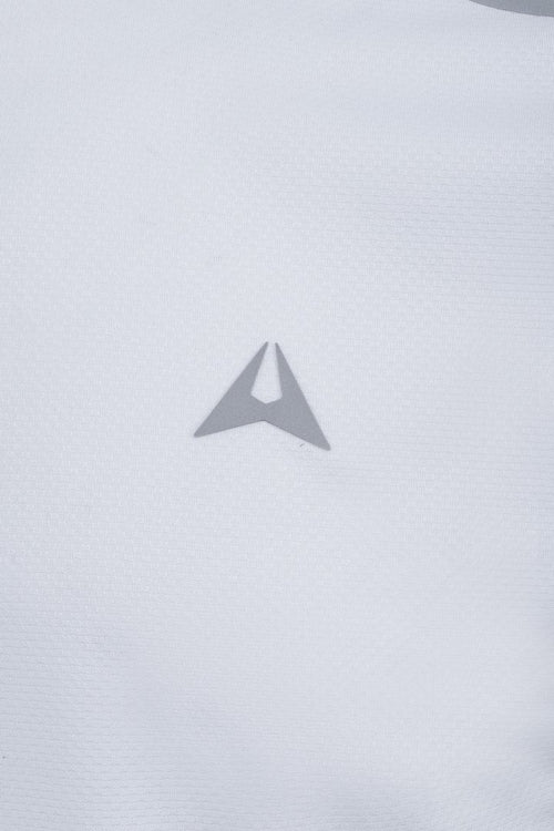 T-shirt Scampia First - Blanc/Gris - FootKorner Testing