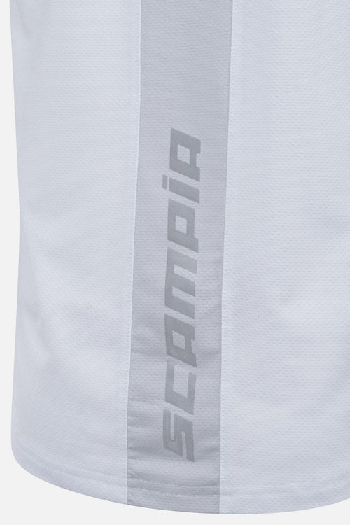 T-shirt Scampia First - Blanc/Gris - FootKorner Testing
