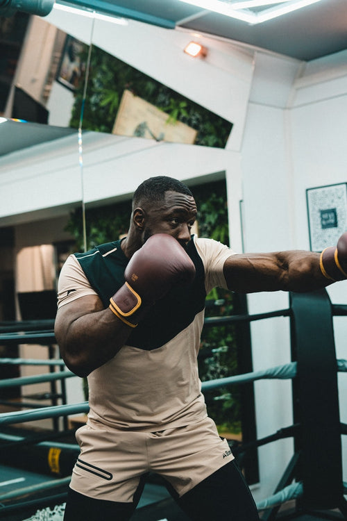 T-shirt Scampia Scalare - Beige/Noir - FootKorner Testing