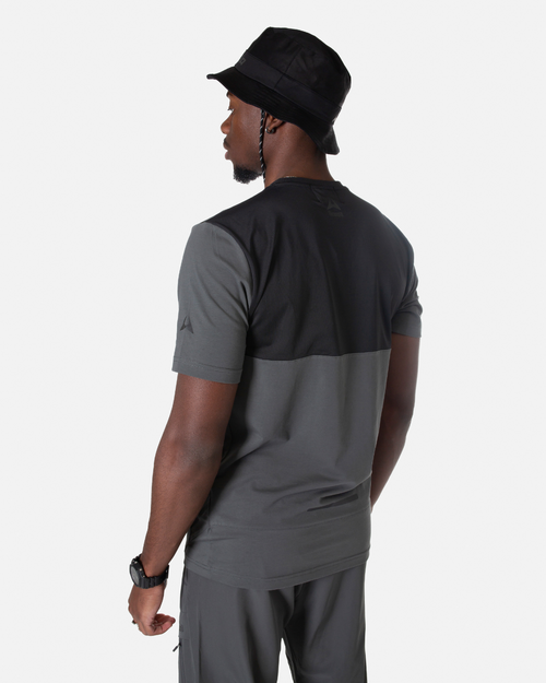 T-shirt Scampia Scalare - Gris/Noir - FootKorner Testing