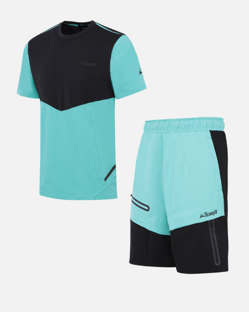 Ensemble Scampia Scalare - Menthe/Noir - FootKorner Testing