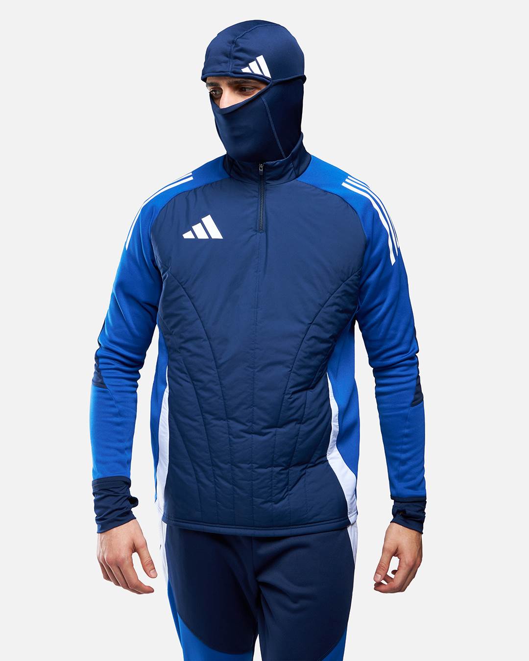 FootKorner TestingVeste Adidas Cagoule Intégrée - Bleu