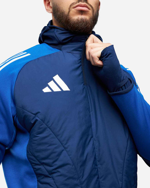 Veste Adidas Cagoule Intégrée - Bleu - FootKorner Testing
