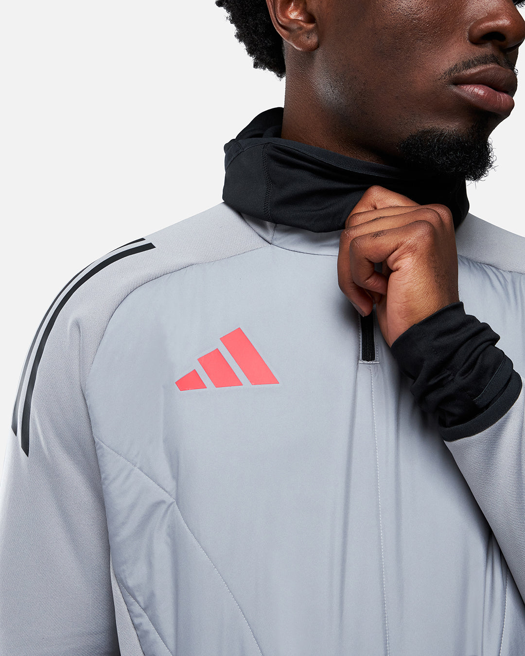 FootKorner TestingVeste Adidas Cagoule Intégrée - Gris