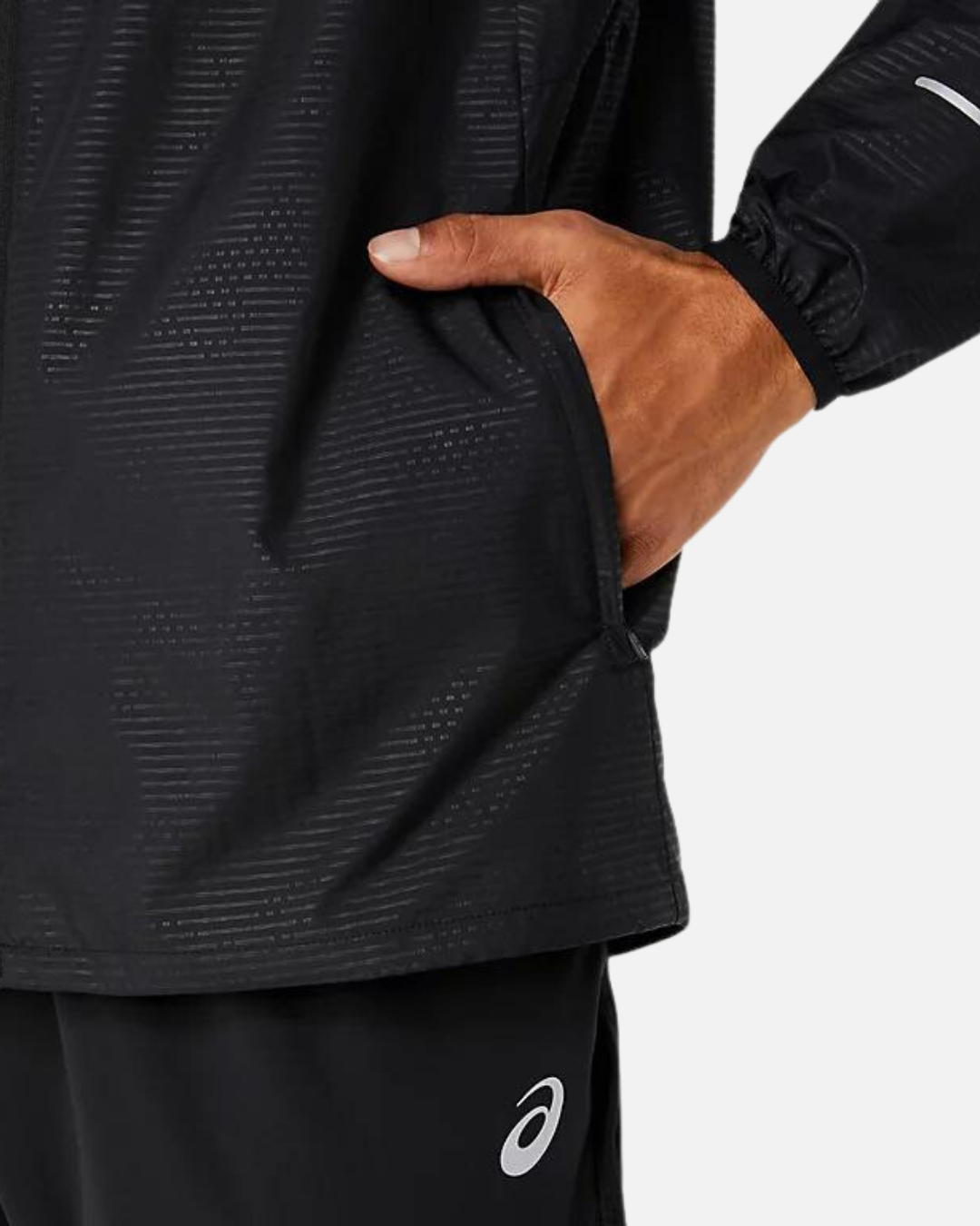 FootKorner TestingVeste Coupe-Vent Asics Lite-Show - Noir