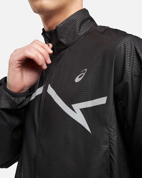 Veste Coupe-Vent Asics Lite-Show - Noir - FootKorner Testing