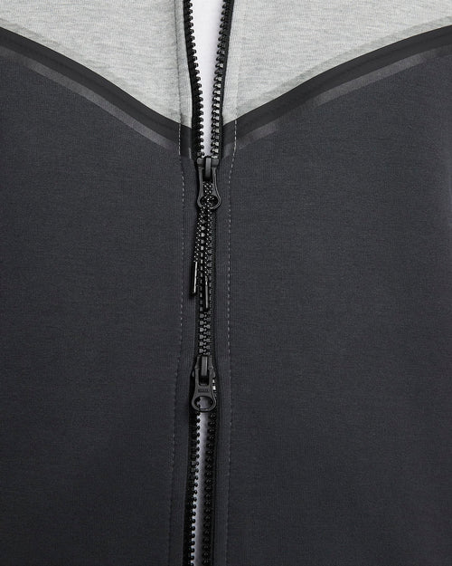 Veste à capuche Nike Tech Fleece - Gris/Vert - FootKorner Testing