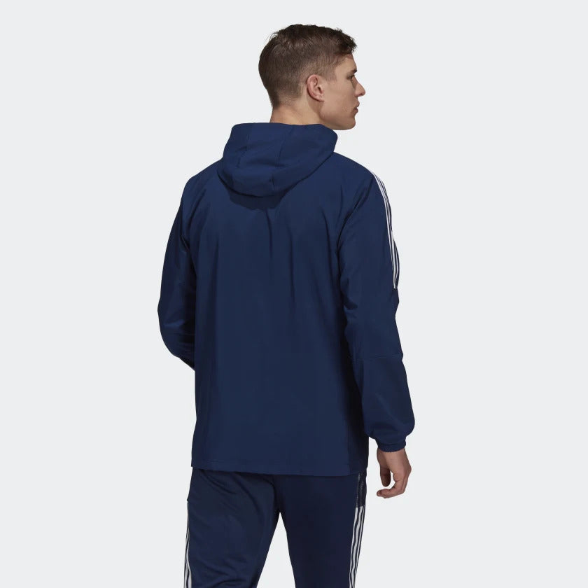 FootKorner TestingVeste Coupe-Vent Adidas Tiro 21 - Bleu/Blanc