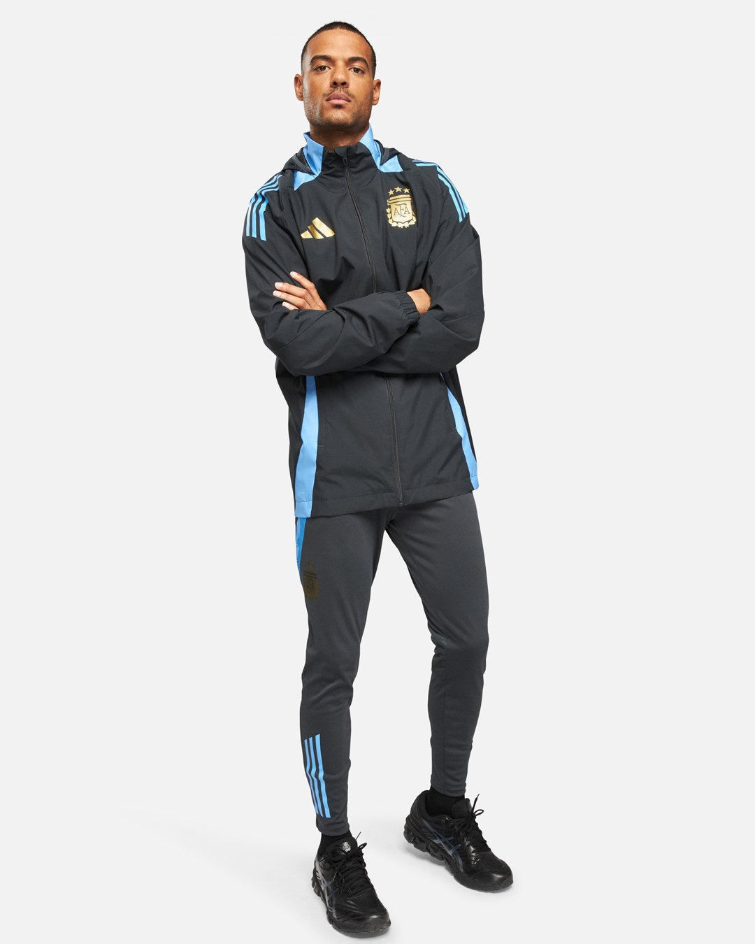 FootKorner TestingVeste Coupe-Vent Argentine 2024 - Bleu