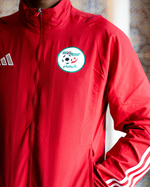 Veste Coupe-Vent Algérie - Rouge - FootKorner Testing