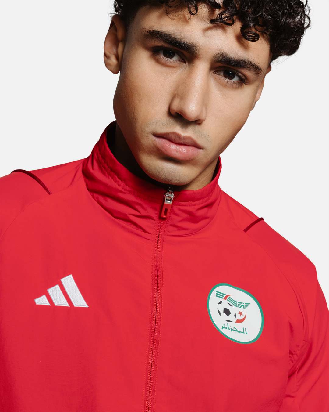 FootKorner TestingVeste Coupe-Vent Algérie - Rouge