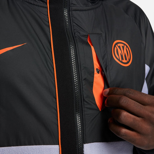 Veste Coupe-vent Inter Milan - Noir/Blanc/Orange - FootKorner Testing