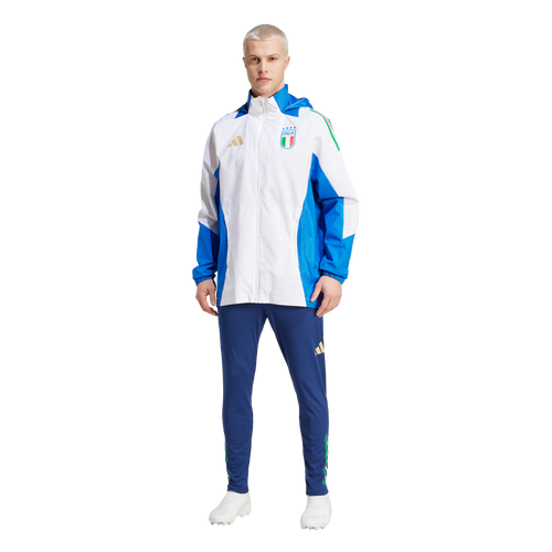 Veste Coupe-Vent Italie 2024 - Blanc/Bleu - FootKorner Testing