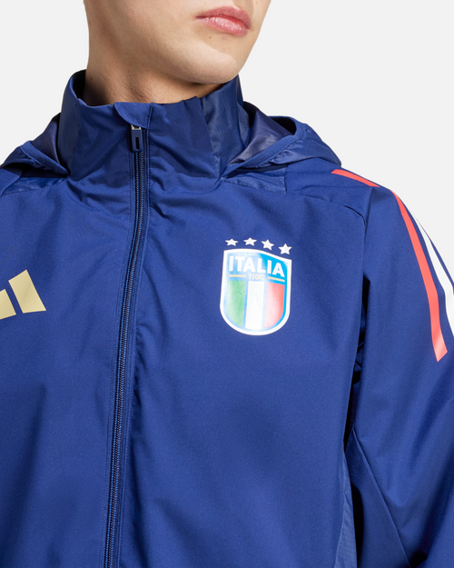 Veste Coupe-Vent Italie 2024 - Bleu - FootKorner Testing