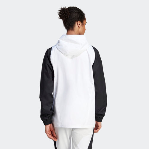 Veste Coupe-Vent Juventus - Blanc/Noir - FootKorner Testing