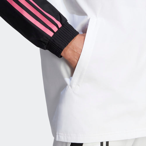 Veste Coupe-Vent Juventus - Blanc/Noir - FootKorner Testing