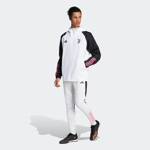 Veste Coupe-Vent Juventus - Blanc/Noir - FootKorner Testing