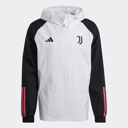 Veste Coupe-Vent Juventus - Blanc/Noir - FootKorner Testing