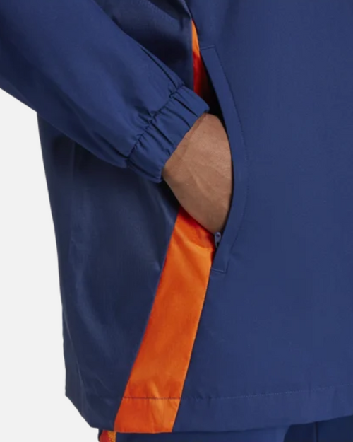 Veste Coupe-Vent Juventus 2024/2025 - Bleu/Orange - FootKorner Testing