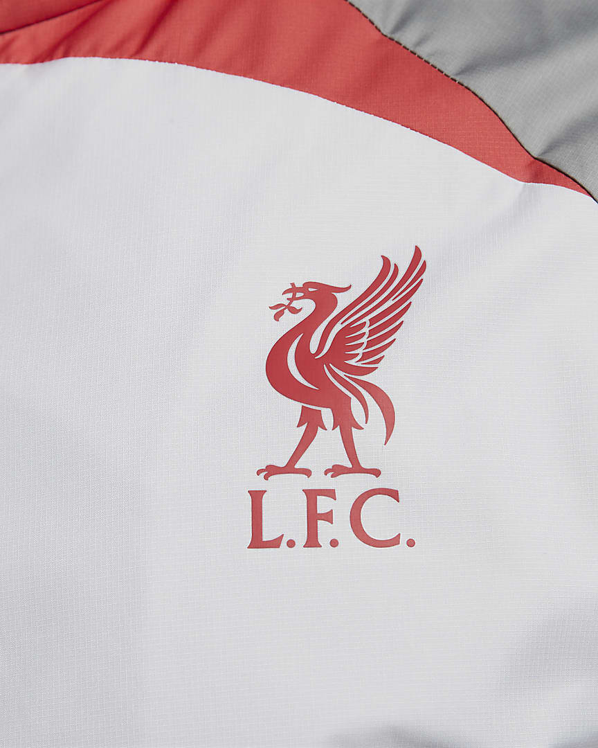 FootKorner TestingVeste Coupe-Vent Liverpool AWF 2022/2023 - Gris/Rouge