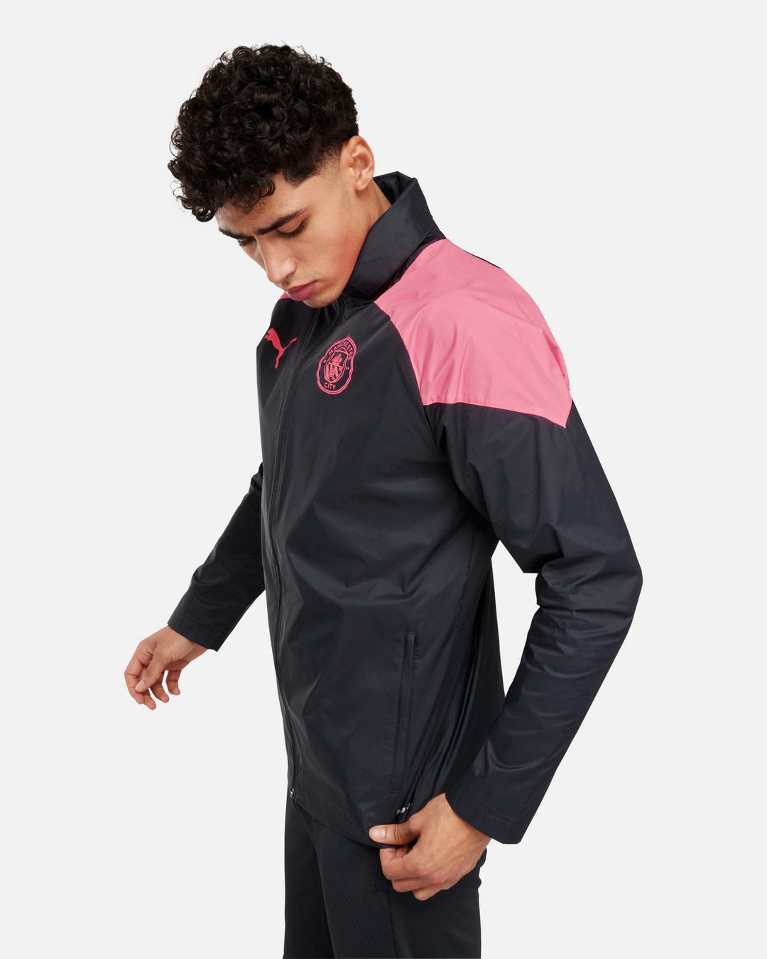 FootKorner TestingVeste Coupe-Vent Manchester City  - Noir