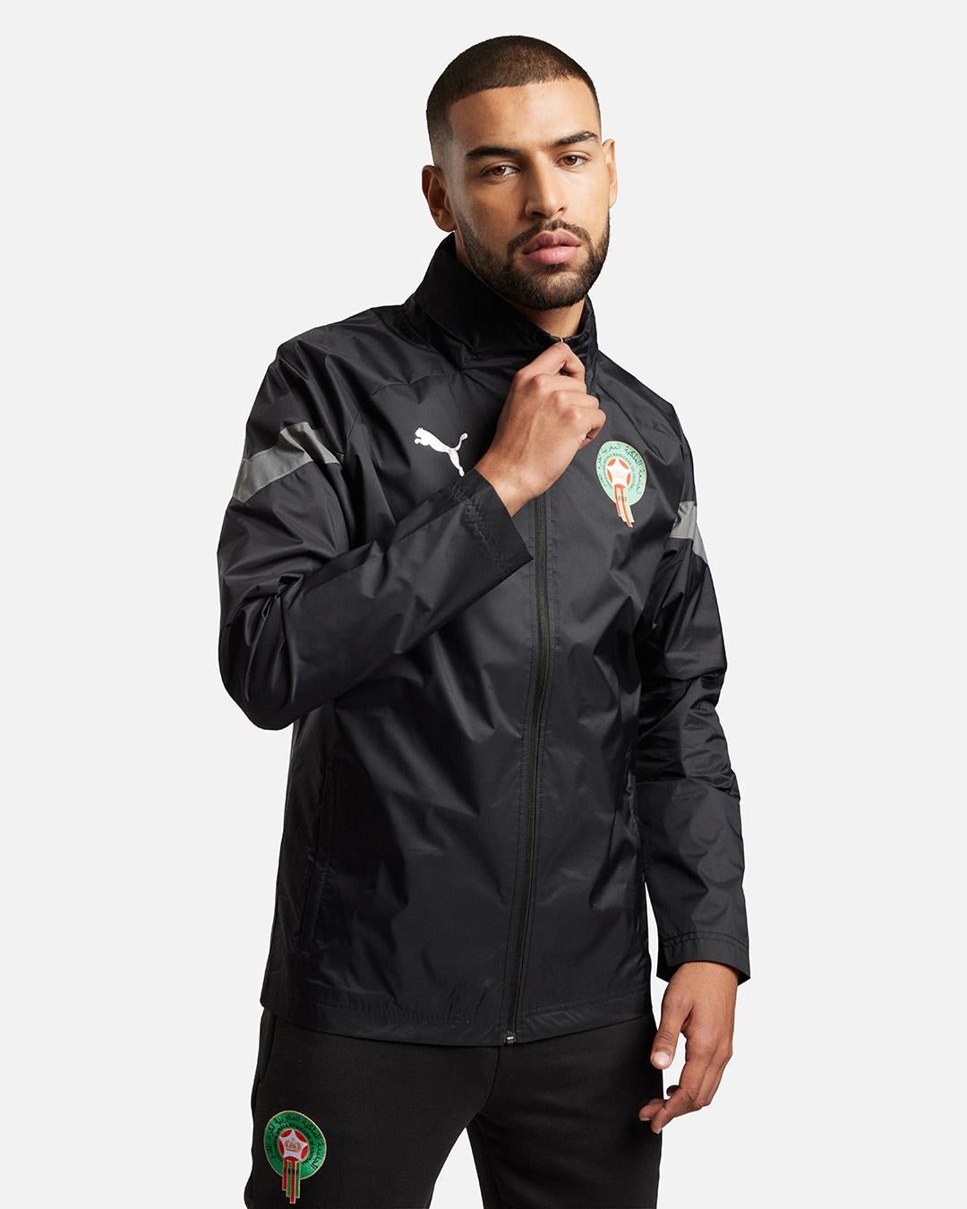 FootKorner TestingVeste Coupe-Vent Maroc - Noir/Gris