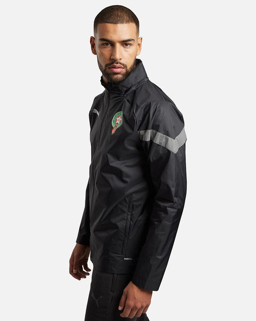 Veste Coupe-Vent Maroc - Noir/Gris - FootKorner Testing