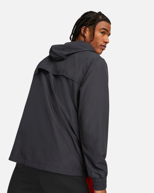 Veste Coupe-Vent Milan AC 2022/2023 - Noir/Blanc/Noir - FootKorner Testing