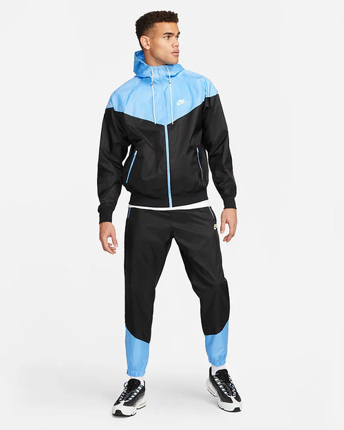 Veste Coupe - Vent Nike Sportswear Windrunner - Noir/Bleu - FootKorner Testing