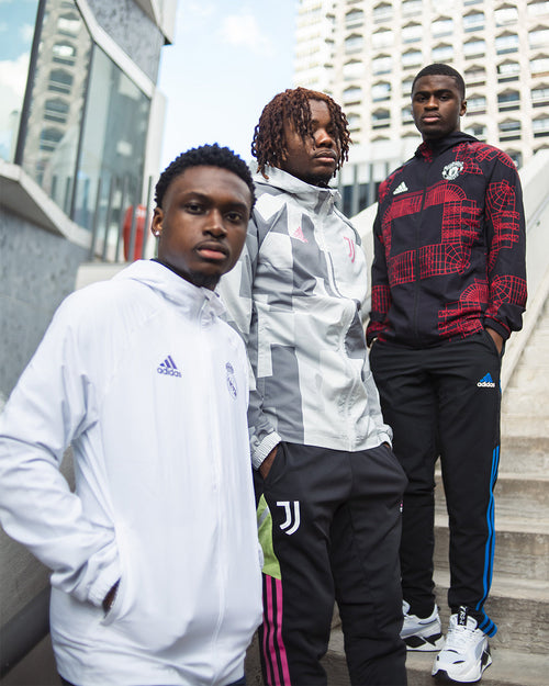 Veste Coupe-Vent Real Madrid 2022/2023 - Blanc/Bleu - FootKorner Testing