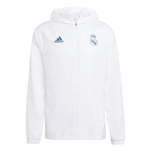 Veste Coupe-Vent Real Madrid 2022/2023 - Blanc/Bleu - FootKorner Testing