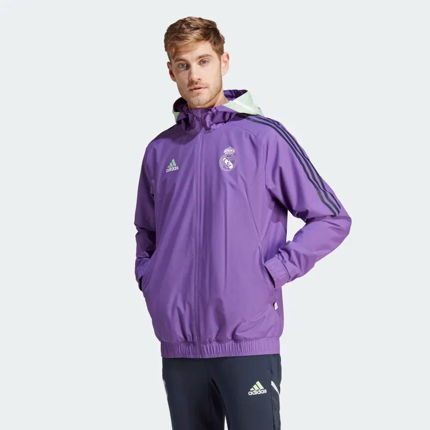 FootKorner TestingVeste Coupe-Vent Real Madrid 2022/2023 - Violet
