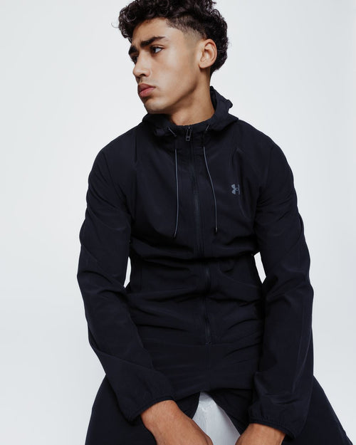 Veste Coupe-Vent Under Armour Stretch Woven - Noir - FootKorner Testing